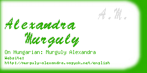 alexandra murguly business card